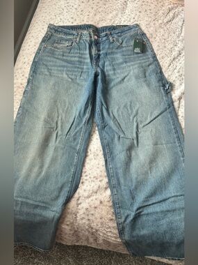 NWT Wild Fable Low Rise Baggy Jean 12/33 inseam Rigid Denim 12 Long